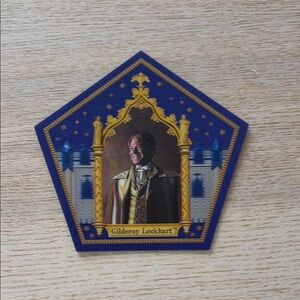 Harry Potter chocolate frog cards Gilderoy Lockhart Collectable